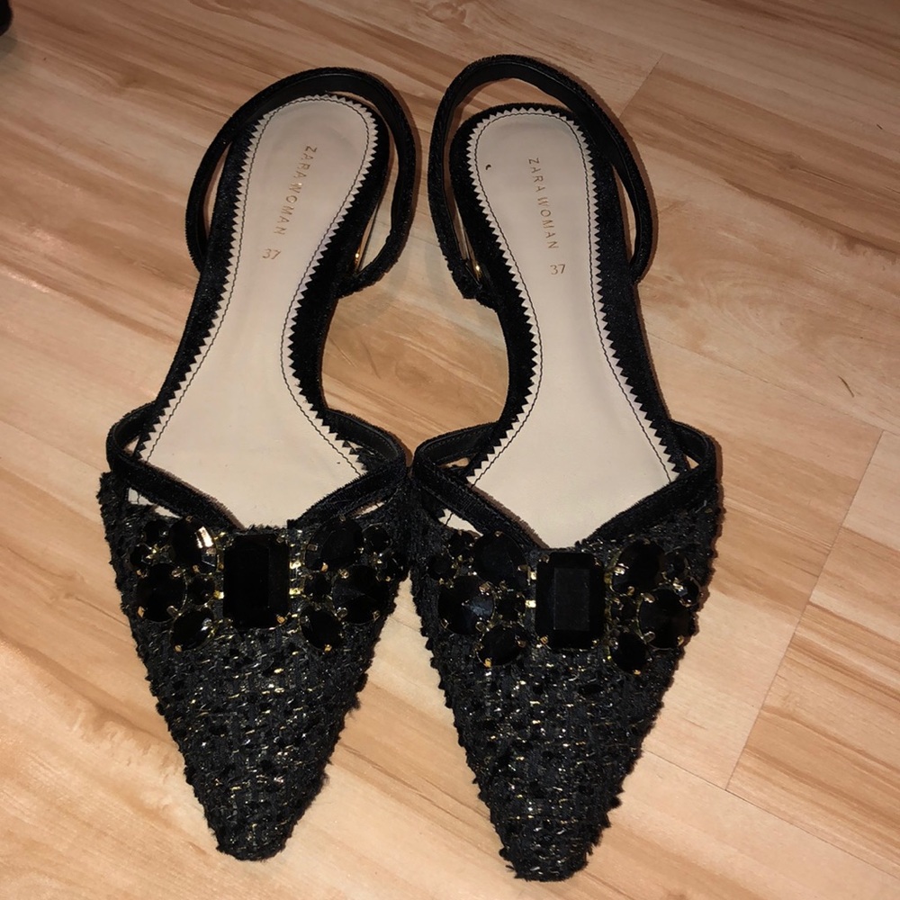 Zara Point-Toe Flats